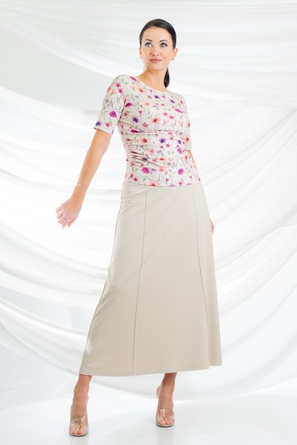 SUKNĚ BÉŽOVÁ AXELLO 40112