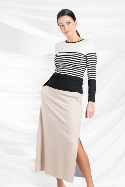 SUKNĚ BÉŽOVÁ AXELLO 40160