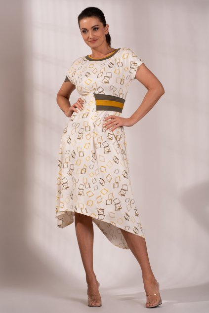 ŠATY LETNÍ SE VZOREM AXELLO 34055