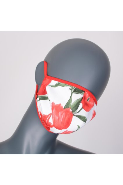 Tulipán na bílém