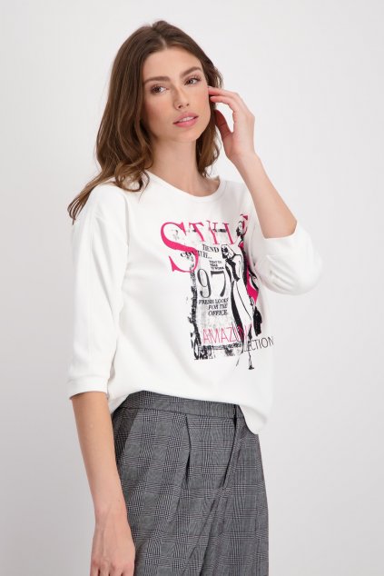 Sweatshirt mit geschmueckter Zeichnung Off White monari 45813