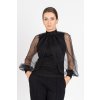 TOP S ODNÍMATELNÝMI RUKÁVY AXELLO 39216 ČERNÁ