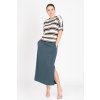 SUKNĚ MODROZELENÁ AXELLO 40037