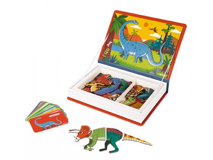 Magnetická kniha Dinosaury obsah balenia
