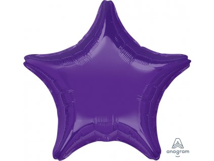 19 inch foil star purple 30597 02 9007894