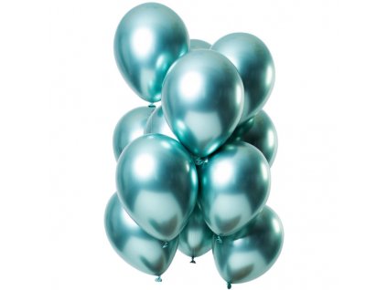 Latexové balónky Satin Luxe Emerald 28 cm - 12 ks