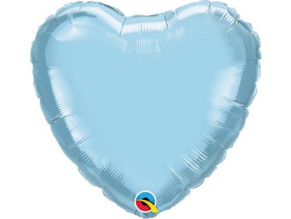 srdce perlet modré