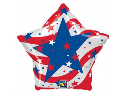 Patriotic mylar balloons