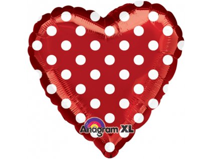 Red and Polka Dots balloons