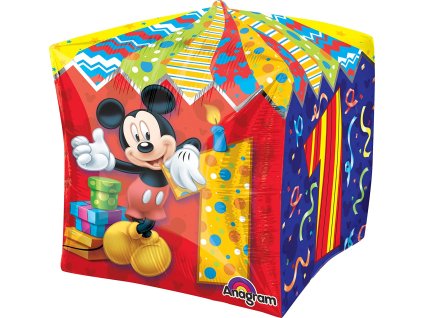Fóliový balónek Mickey Mouse Age 1 Cubez - 38 cm