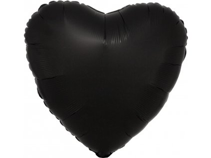 Heart Onyx Satin