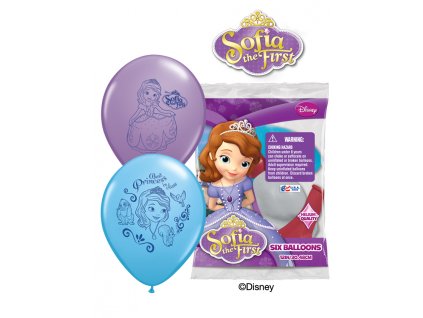 Sofia The First Latex Balloon