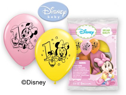 minnie mouse 1st birthday balloons