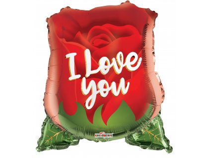 I Love You Rose Foil balloons