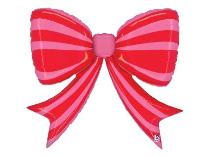 25703 striped red bow b