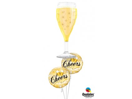 Cheers! Bubbly Glass