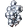 ballonnen set chroom zilver mirror 12 stuks