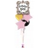 Balónový komplet Leopard Birthday Girl