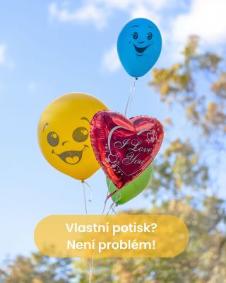 ✨ Dejte své oslavě nebo eventu osobní dotek! 🎉 U nás si můžete objednat balónky s vlastním potiskem – logo, jméno, datum...