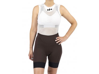 cuissard cycliste compressif femme marron 4