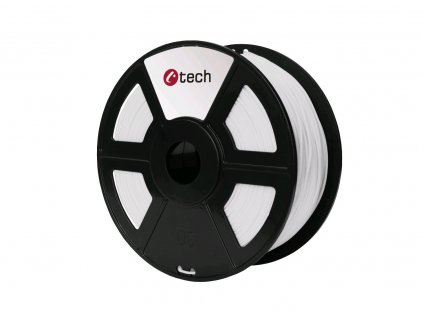 C-TECH filament ABS 1.75mm 1kg, bílá