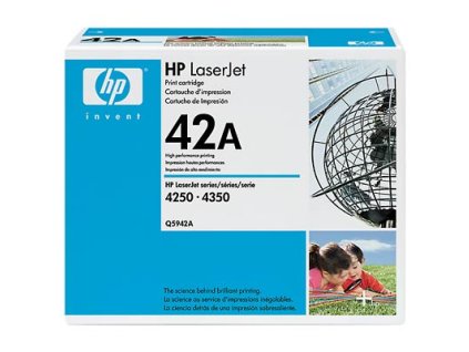 HP 42A Black Toner (10000 stran) LJ 4250, 4350, Q5942A - originální