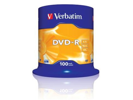 Verbatim DVD-R 4,7GB 16x SPINDL (100pack)