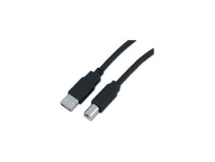 KABEL USB-A - USB-B 1,8m černý