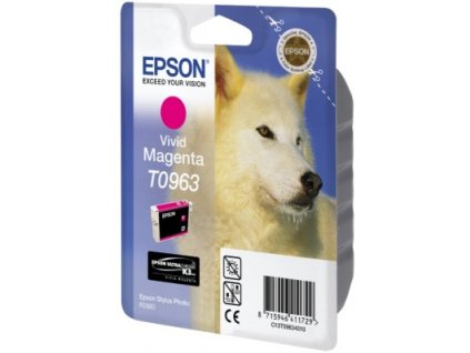 Epson T0963 Inkoustová Vivid Magenta ULTRACHROME K3 pro Stylus Photo R2880 - originální