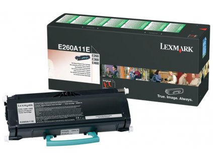 Lexmark toner černý E260A11E pro E260, E360, E460 (až 3500 stran) - return program - originální