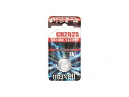 MAXELL lithiová baterie CR2025, blistr 1 ks