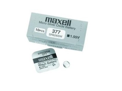 MAXELL Hodinková baterie SR 626SW / 377, LD, blistr 1ks