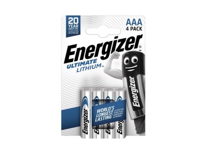 BAT Energizer Ultimate Lithium - Mikrotužka AAA/4 ks