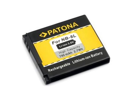 Patona PT1113 - Canon NB-8L 740mAh Li-Ion
