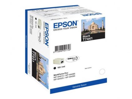 Epson T7441 Black, až 10000 stran, pro série WP-M4000/M4500 - originální