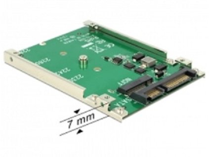 Delock 2.5” Konvertor SATA 22 Pin > M.2 NGFF (62544)