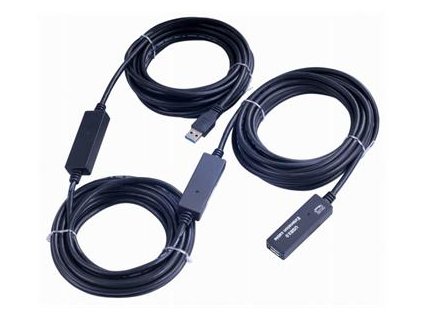 USB 3.0 repeater a prodlužovací kabel A/M-A/F 20m