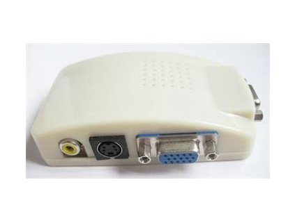 Převodník kompozitního signálu z PC ->TV cinch + s-video konektory