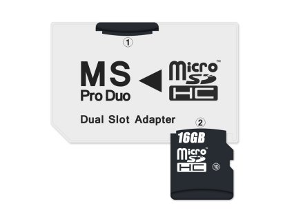 Connect IT Adaptér MS PRO DUO 2x Micro SDHC dual slot