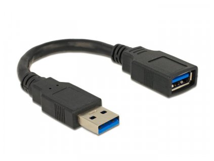 Delock USB 3.0 kabel prodlužující A / A samec / samice délka 0,15m