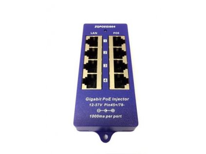 Gigabitový 4-portový PoE panel (POE-PAN4-GB)