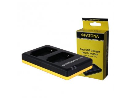 Patona Dual Quick nabíječka akumulátoru pro OLYMPUS LI-90B USB
