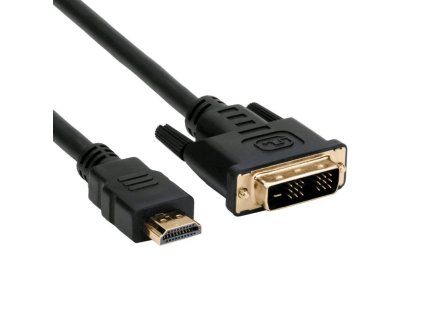 C-TECH kabel přípojný HDMI-DVI, 1.8m