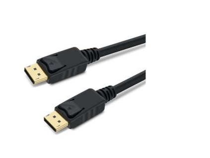 DisplayPort 1.3/1.4 přípojný kabel M/M, zlacené konektory, 2m