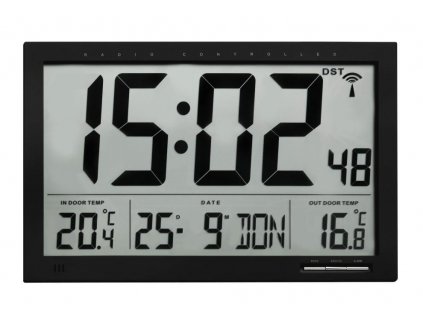 TFA nástěnné hodiny s vnitřní a vnější teplotou 60.4510.01
