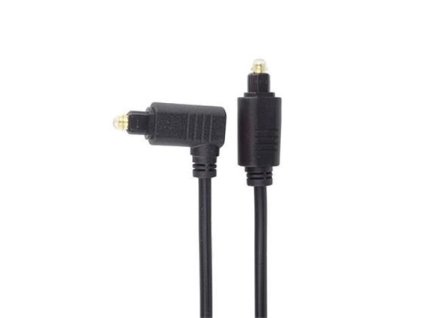 PremiumCord Kabel Toslink - Toslink 90°, tloušťka kabelu:4.0mm, délka 1m