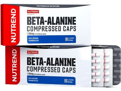 Nutrend BETA-ALANINE COMPRESSED CAPS, 90 kapslí