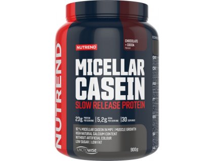 Nutrend MICELLAR CASEIN 900 g, čokoláda+kakao