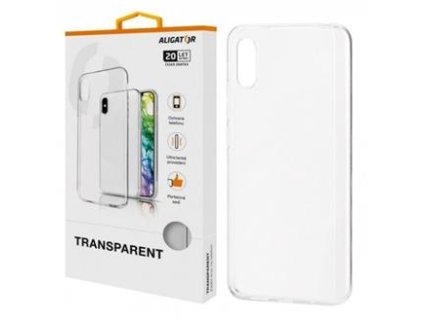 ALIGATOR TRANSPARENT Pouzdro pro Xiaomi Redmi 9A/9AT