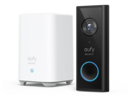 Eufy Video Doorbell 2K black (Battery-Powered) + Home base 2